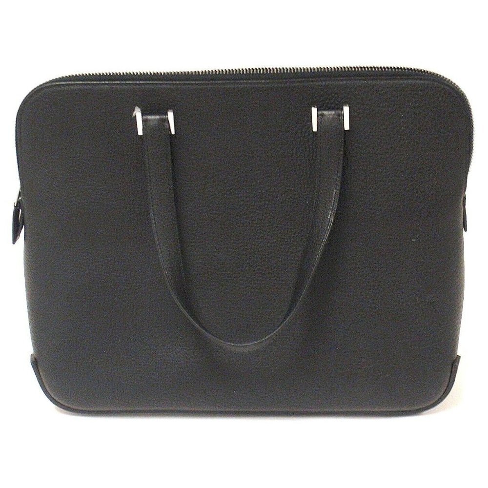 Excellent Condition Hermes Black Chevre Leather Escapade Handbag​